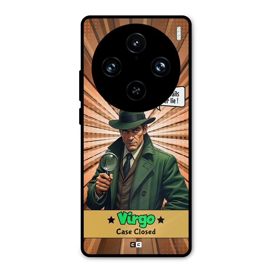 Detective Virgo Metal Back Case for Vivo X100 Pro