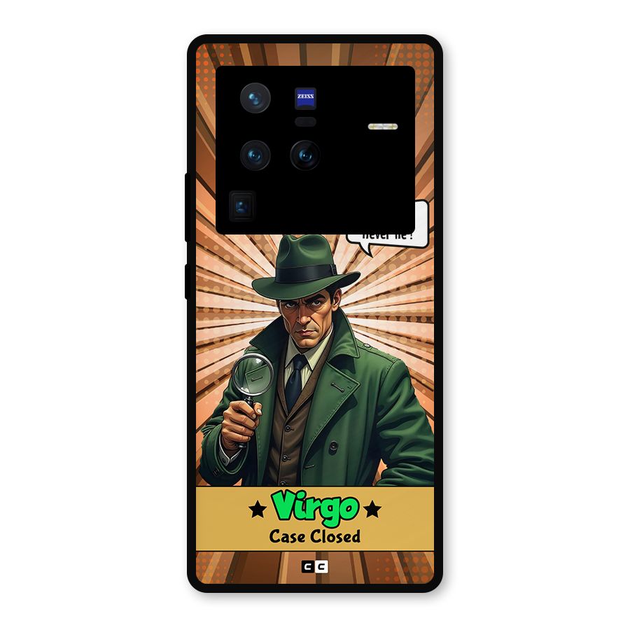 Detective Virgo Metal Back Case for Vivo X80 Pro
