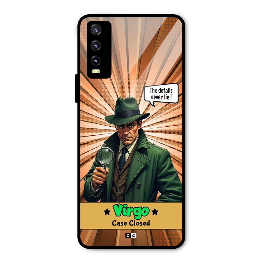Detective Virgo Metal Back Case for Vivo Y20