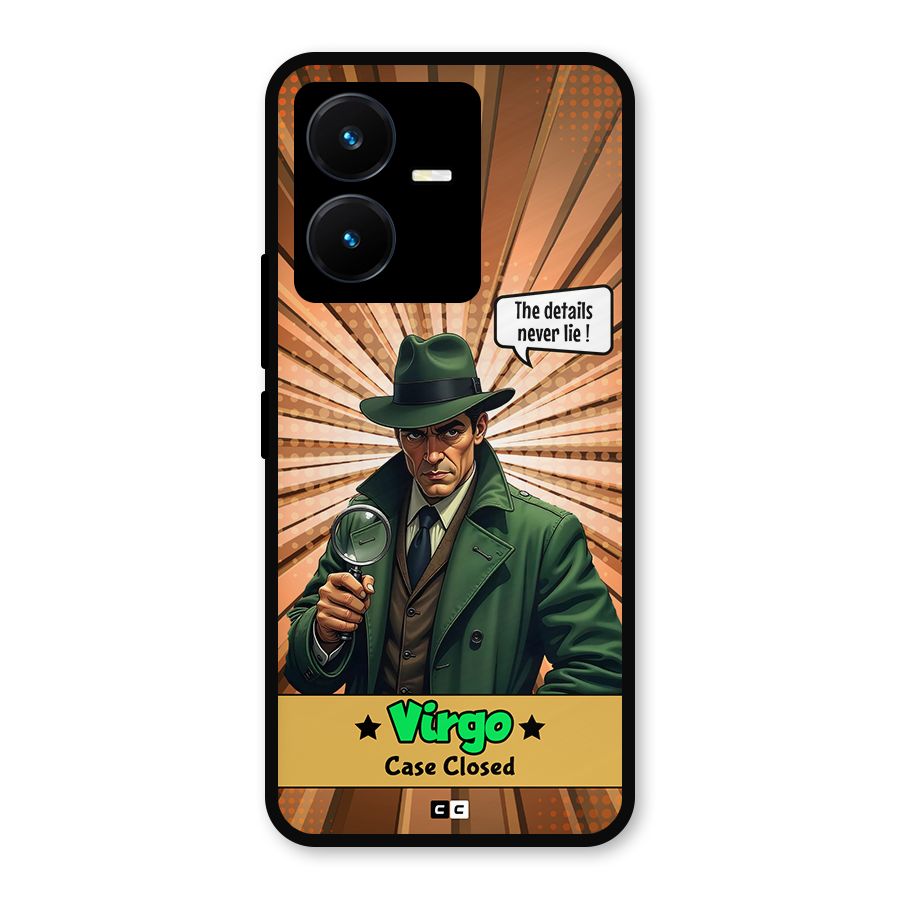 Detective Virgo Metal Back Case for Vivo Y22