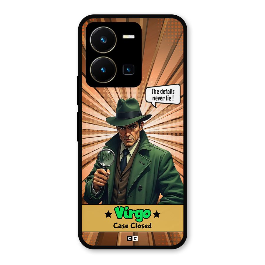 Detective Virgo Metal Back Case for Vivo Y35