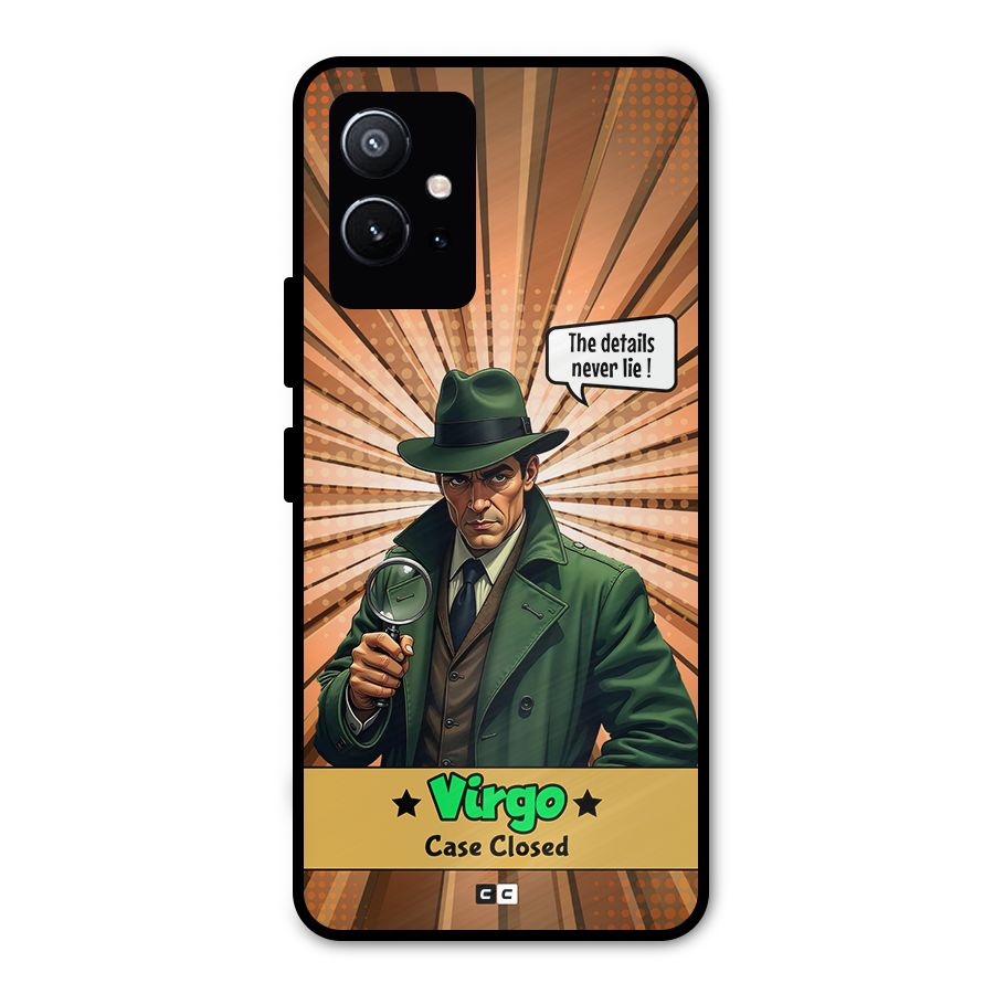 Detective Virgo Metal Back Case for Vivo Y75 5G