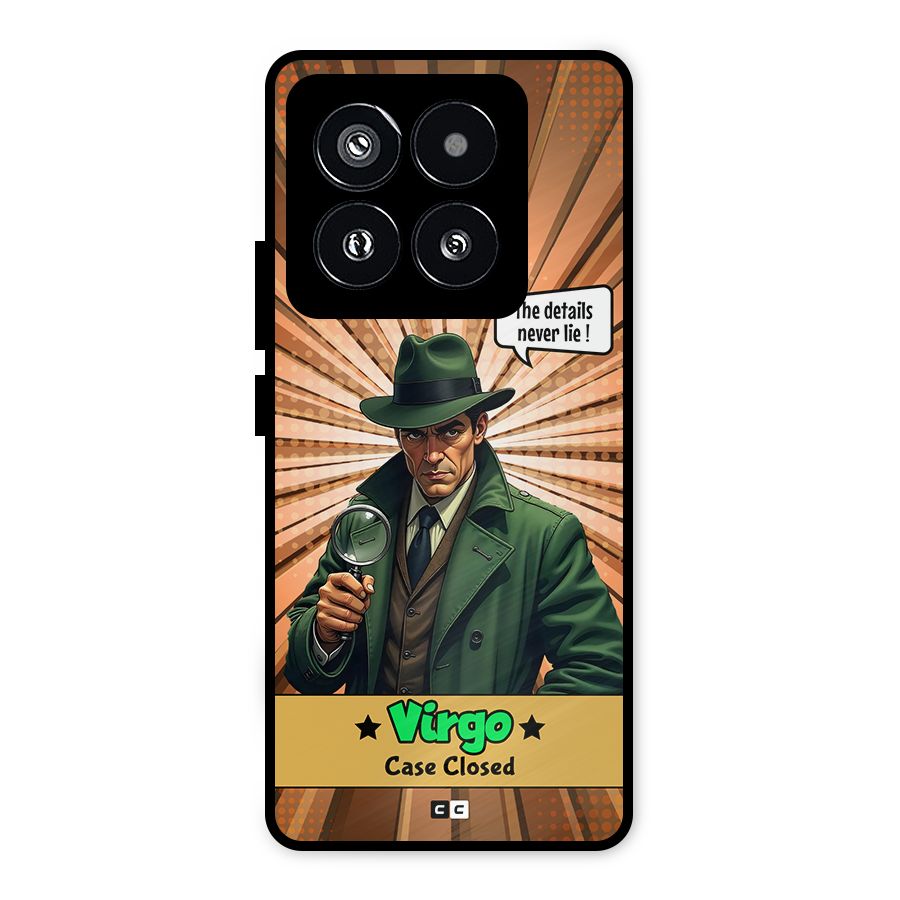 Detective Virgo Metal Back Case for Xiaomi 14 Pro