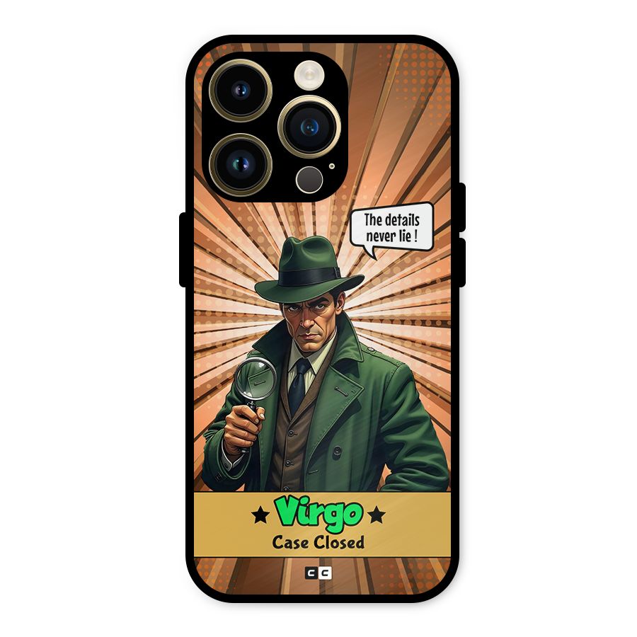 Detective Virgo Metal Back Case for iPhone 14 Pro