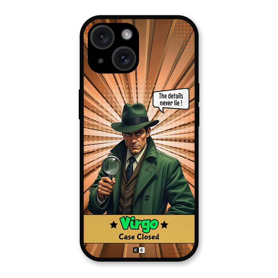 Detective Virgo Metal Back Case for iPhone 15