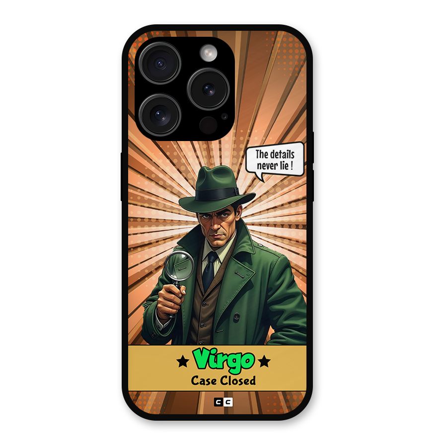 Detective Virgo Metal Back Case for iPhone 15 Pro