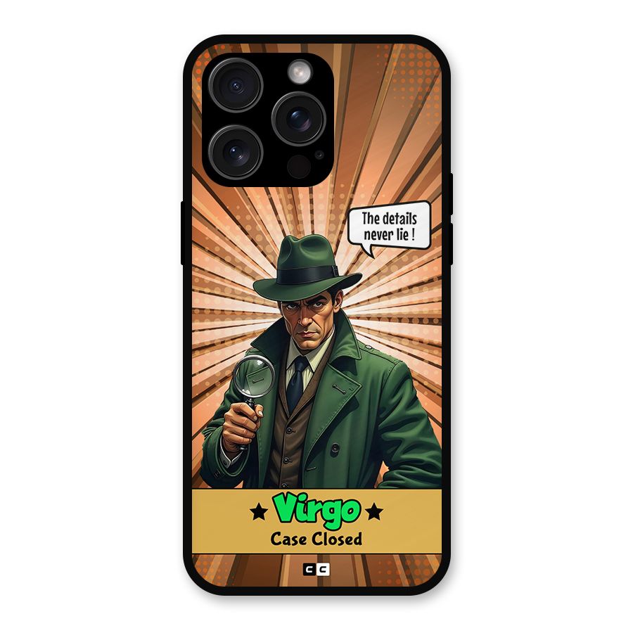 Detective Virgo Metal Back Case for iPhone 15 Pro Max