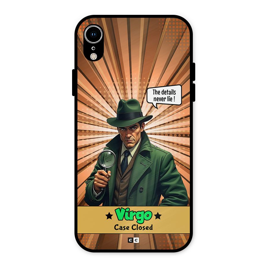 Detective Virgo Metal Back Case for iPhone XR