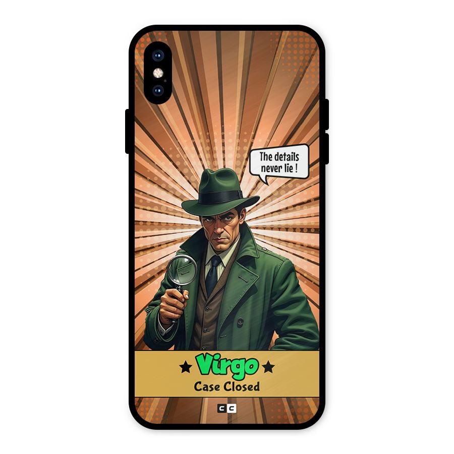 Detective Virgo Metal Back Case for iPhone XS Max