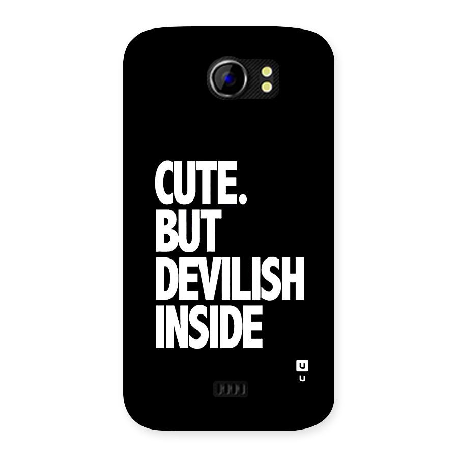 Devil Inside Back Case for Canvas 2 A110