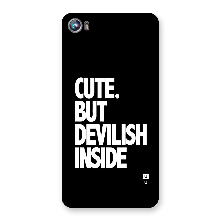 Devil Inside Back Case for Canvas Fire 4 (A107)