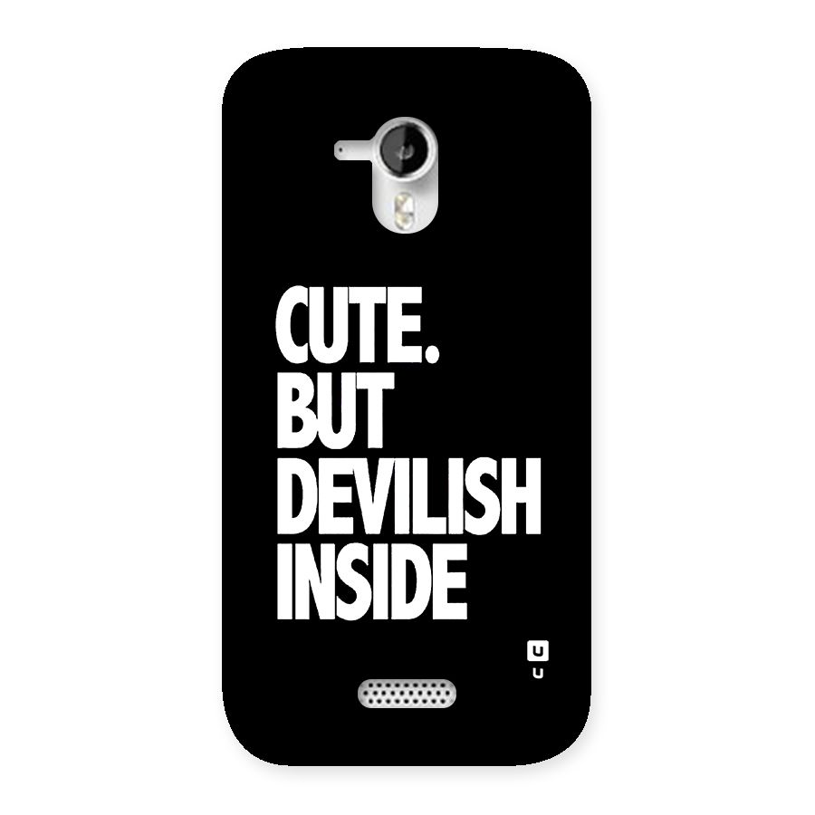 Devil Inside Back Case for Canvas HD A116
