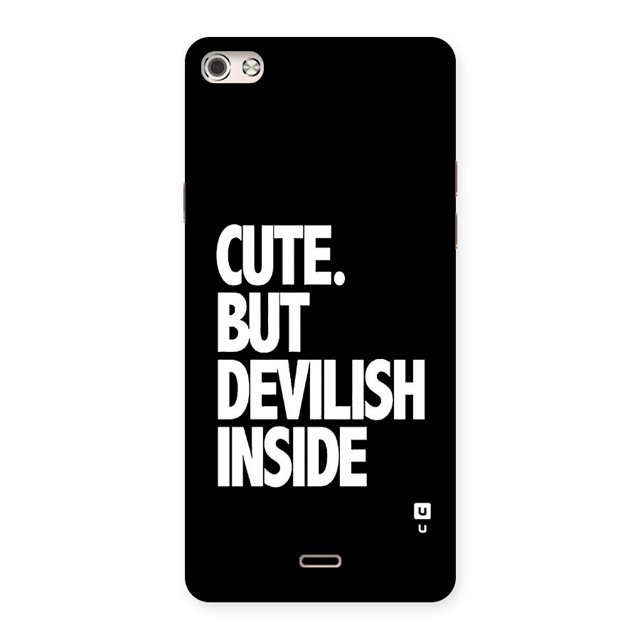 Devil Inside Back Case for Canvas Silver 5