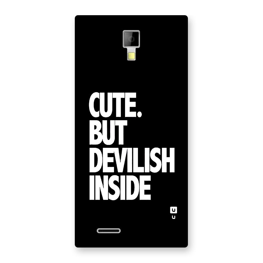 Devil Inside Back Case for Canvas Xpress A99
