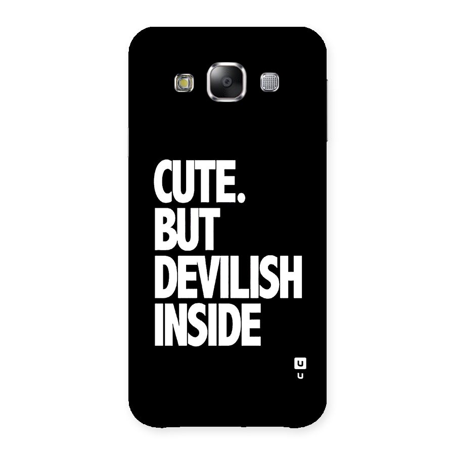 Devil Inside Back Case for Galaxy E5