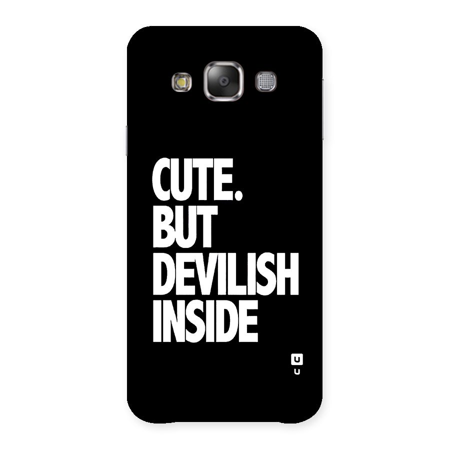 Devil Inside Back Case for Galaxy E7