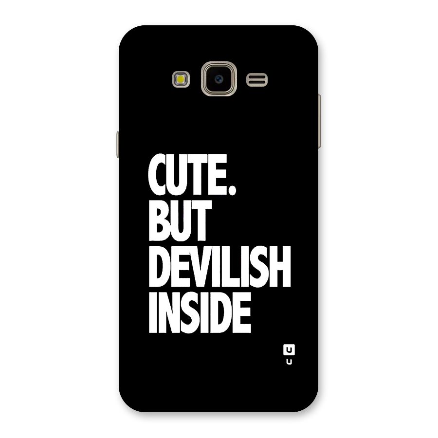 Devil Inside Back Case for Galaxy J7 Nxt