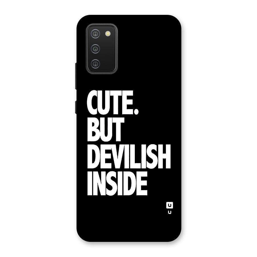 Devil Inside Back Case for Galaxy M02s