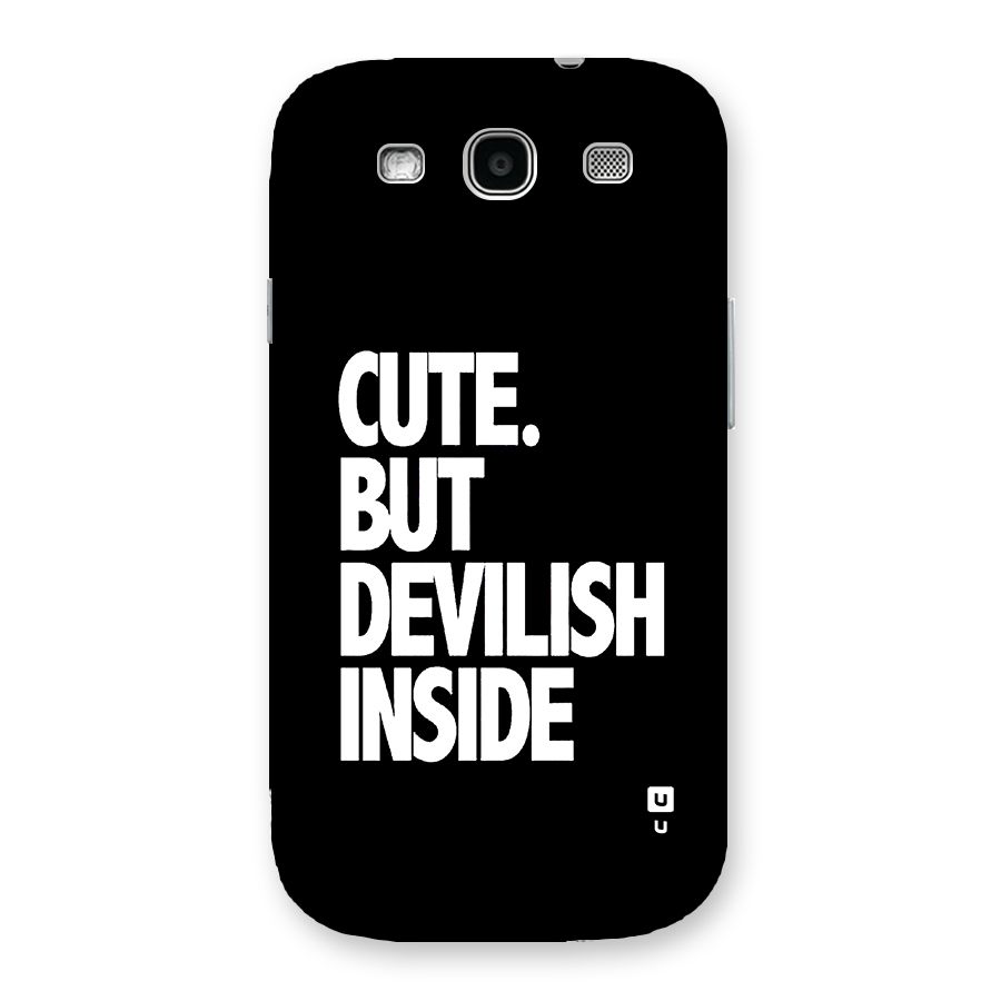 Devil Inside Back Case for Galaxy S3