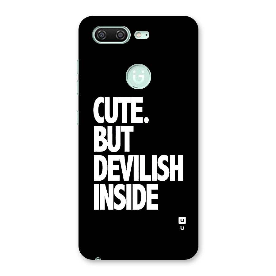 Devil Inside Back Case for Gionee S10