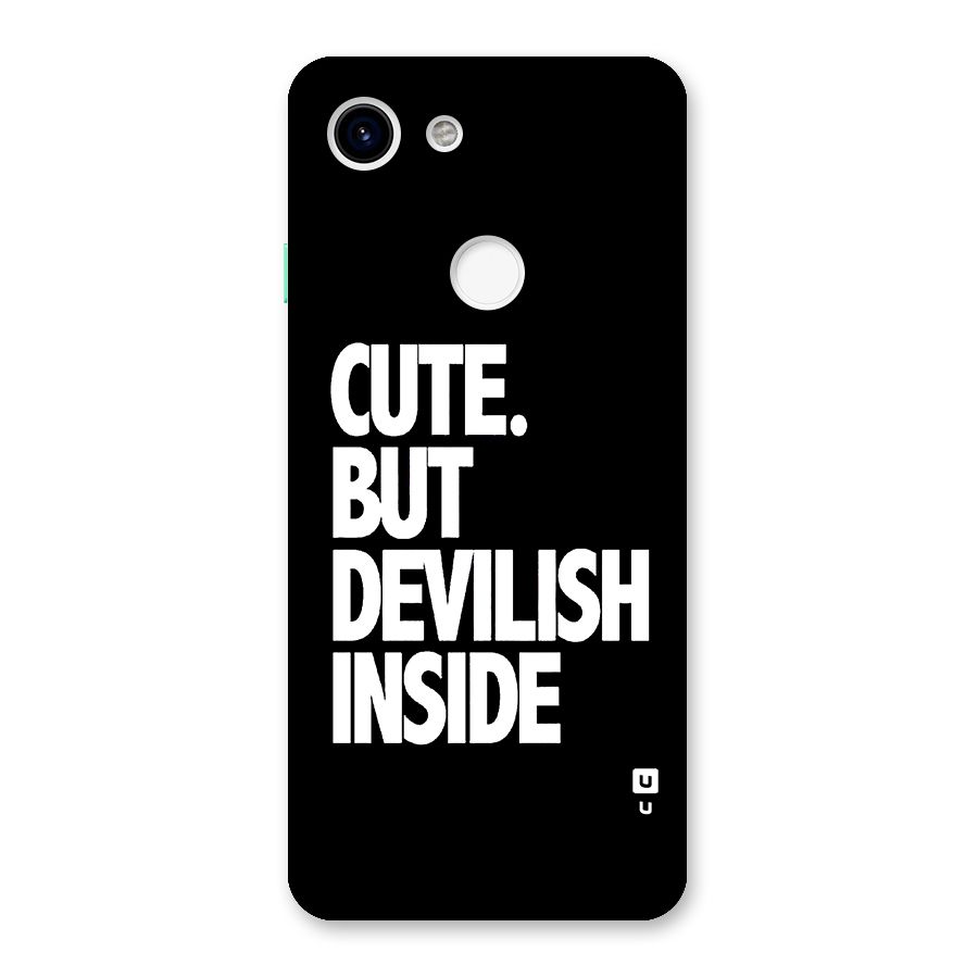 Devil Inside Back Case for Google Pixel 3