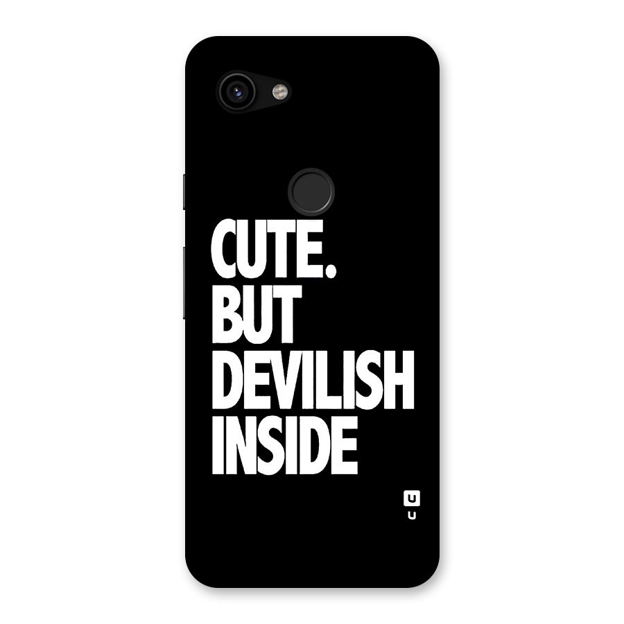 Devil Inside Back Case for Google Pixel 3a