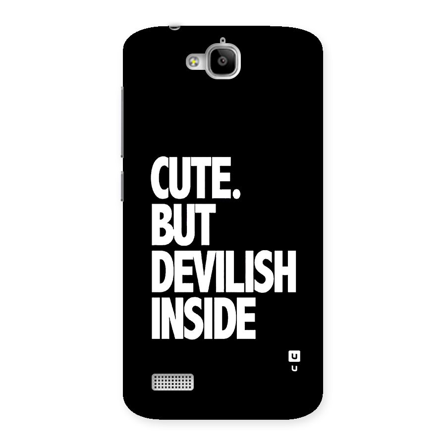 Devil Inside Back Case for Honor Holly