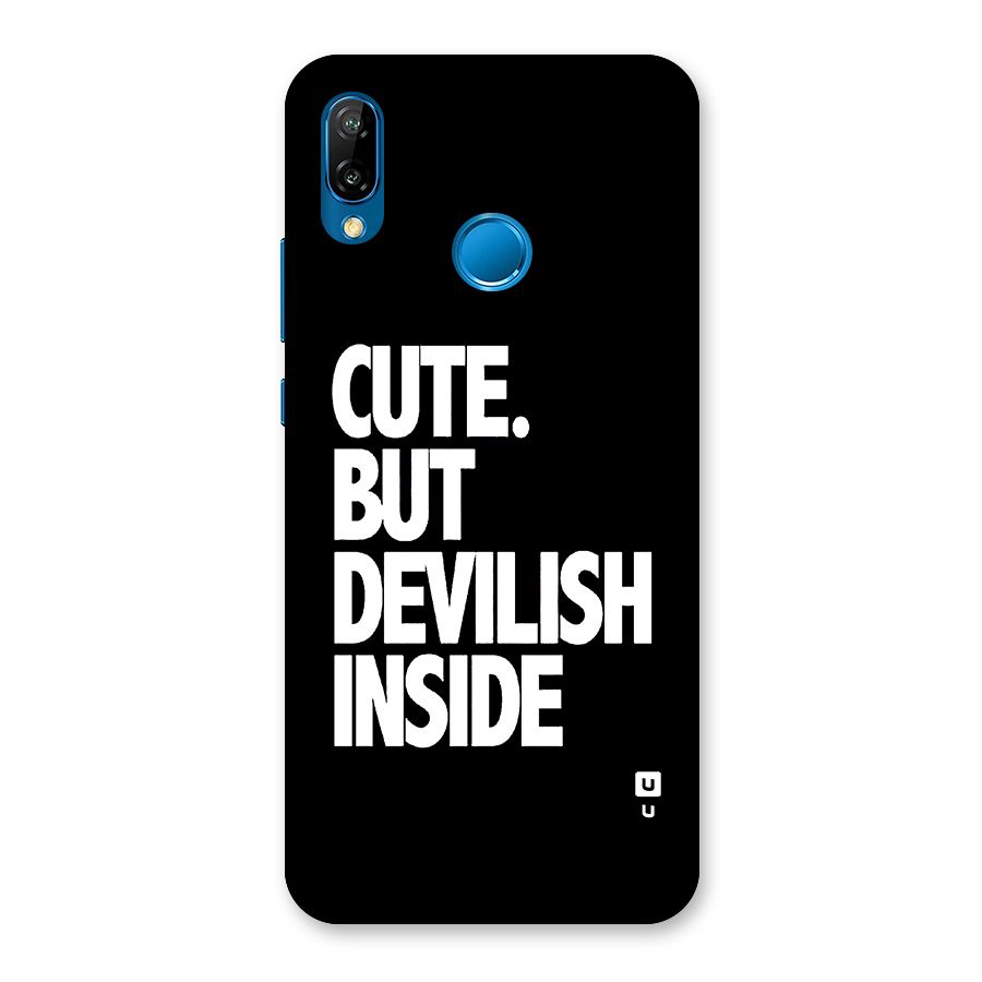 Devil Inside Back Case for Huawei P20 Lite