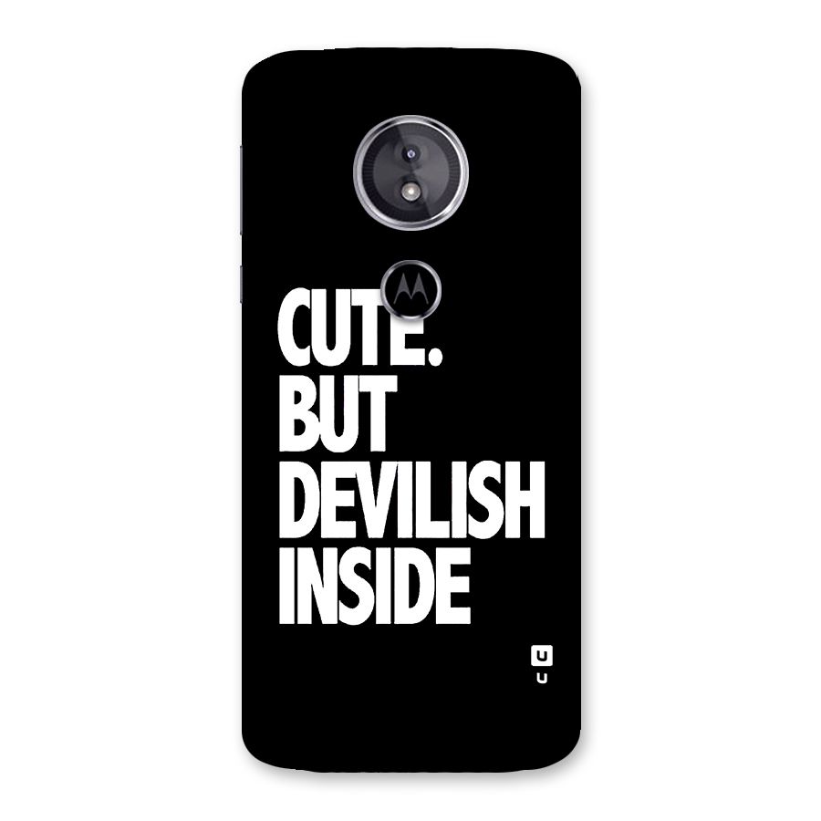 Devil Inside Back Case for Moto E5
