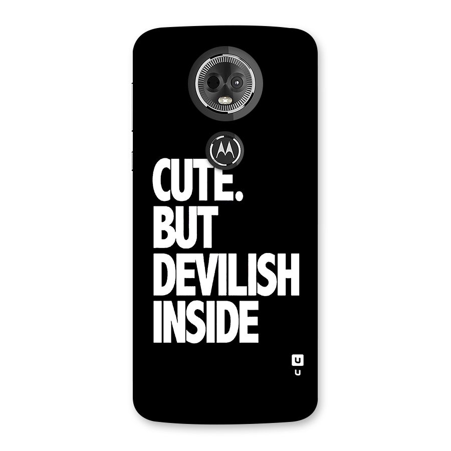 Devil Inside Back Case for Moto E5 Plus