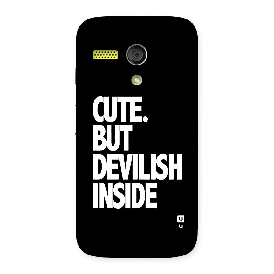 Devil Inside Back Case for Moto G