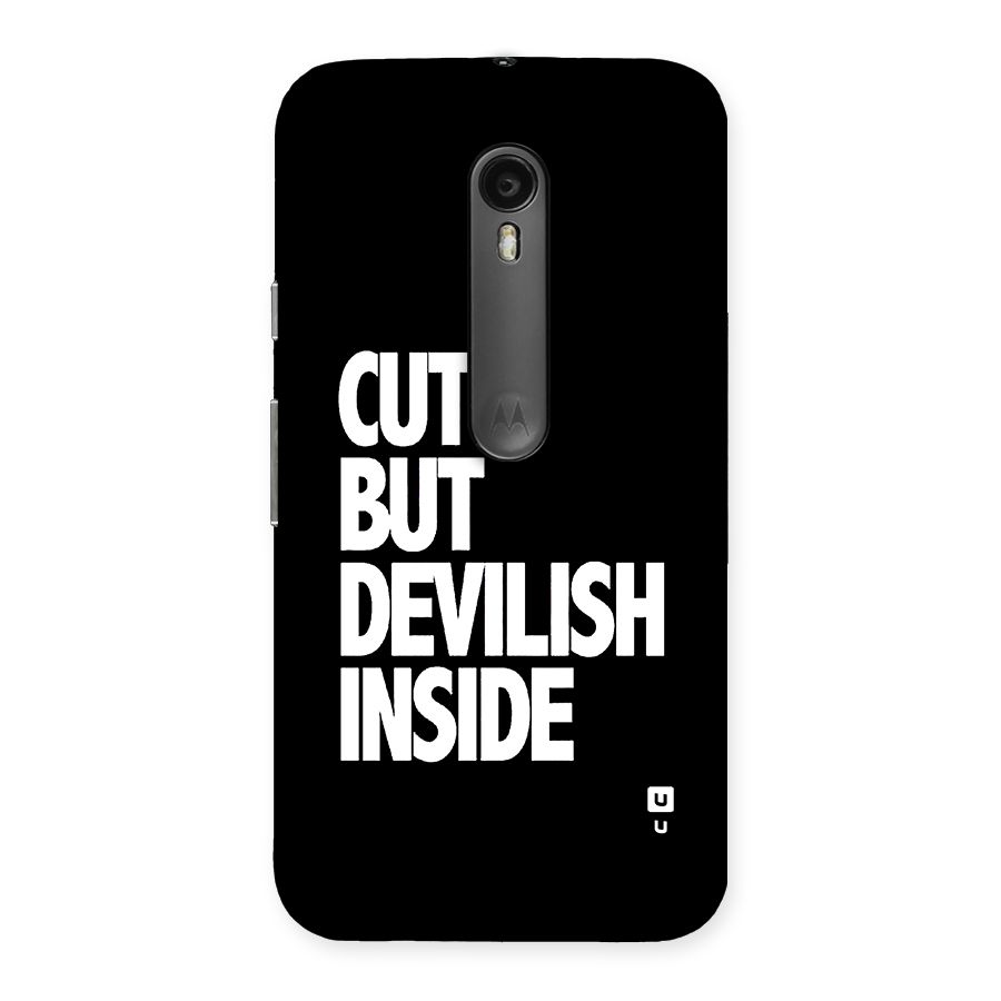 Devil Inside Back Case for Moto G3