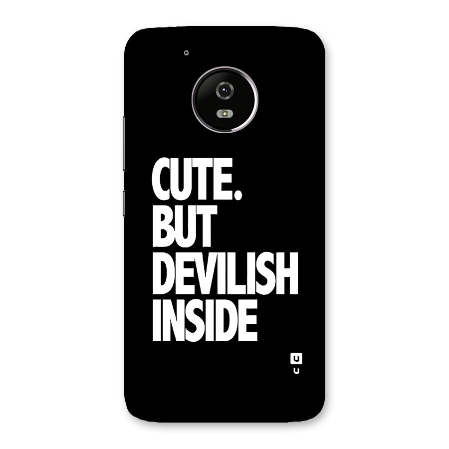 Devil Inside Back Case for Moto G5
