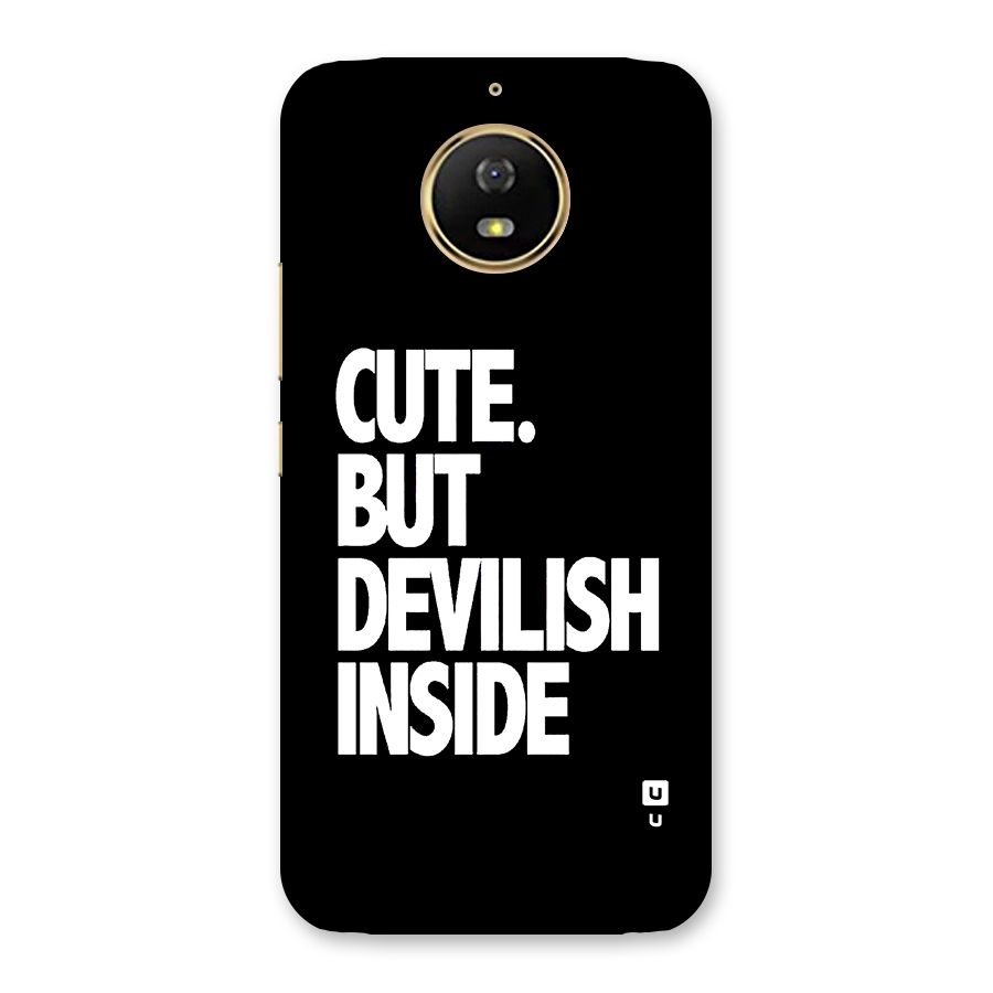 Devil Inside Back Case for Moto G5s