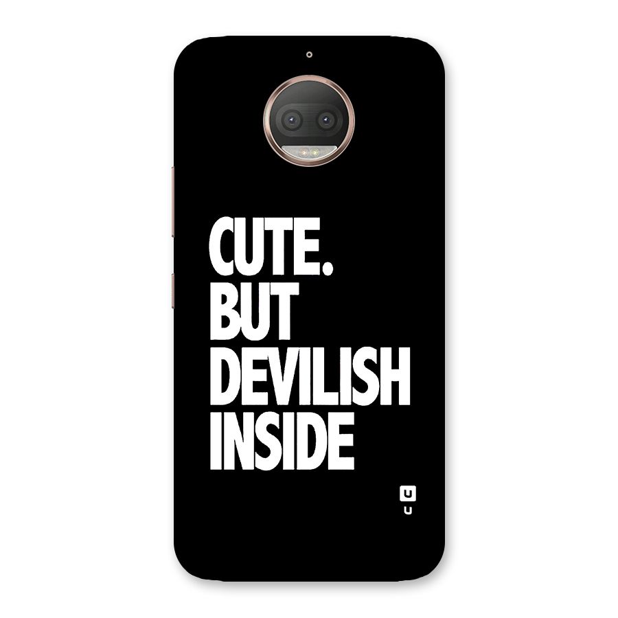 Devil Inside Back Case for Moto G5s Plus