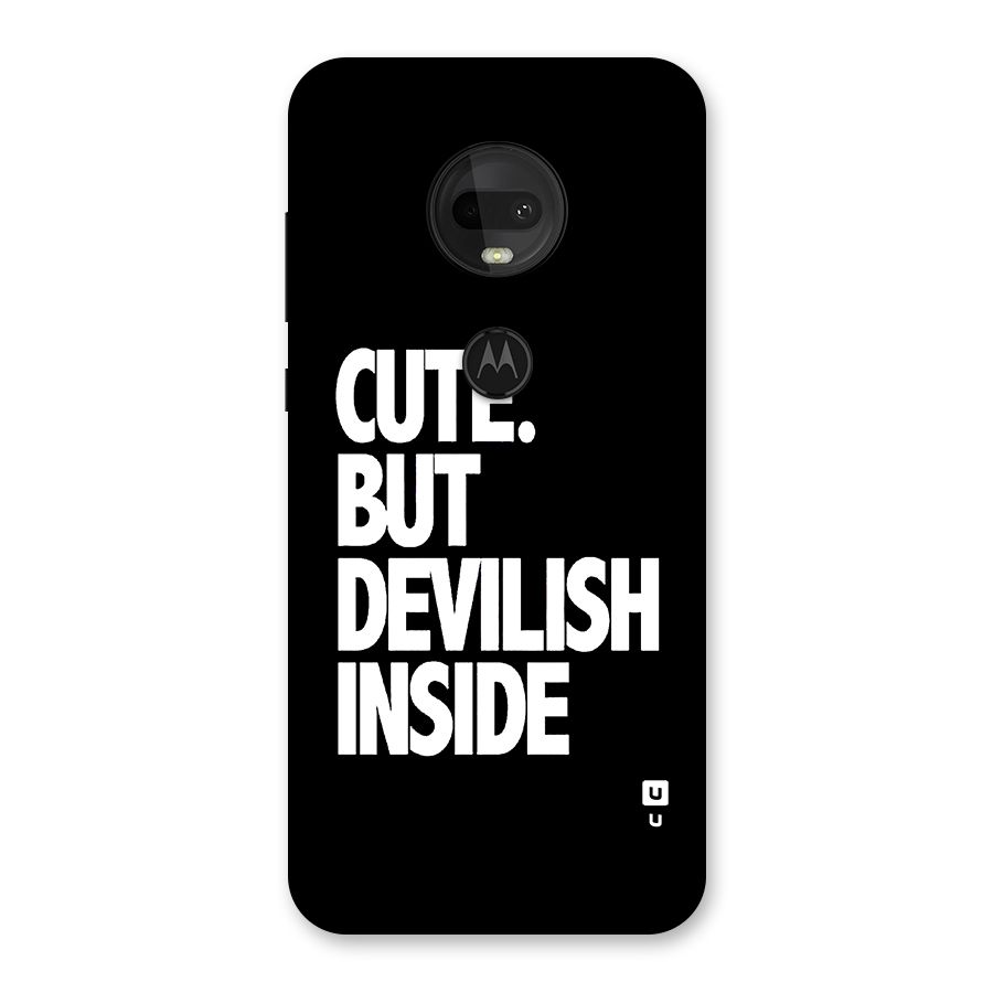 Devil Inside Back Case for Moto G7