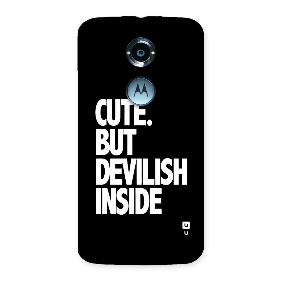 Devil Inside Back Case for Moto X2