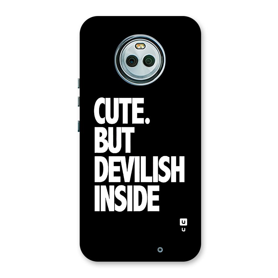 Devil Inside Back Case for Moto X4
