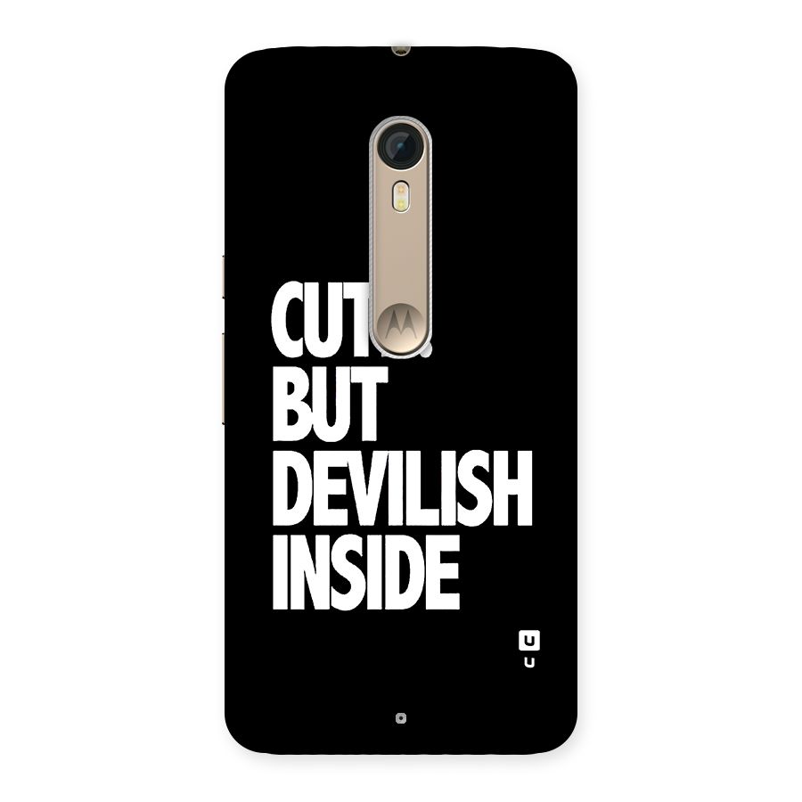 Devil Inside Back Case for Moto X Style