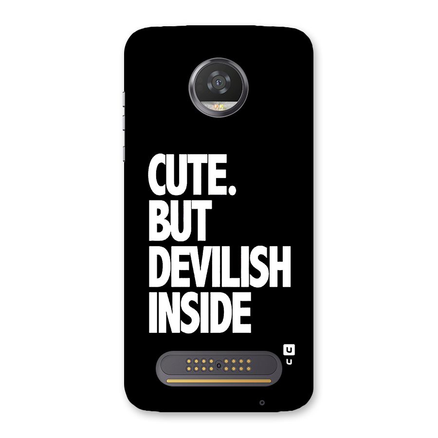 Devil Inside Back Case for Moto Z2 Play