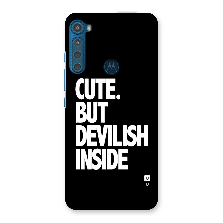 Devil Inside Back Case for Motorola One Fusion Plus
