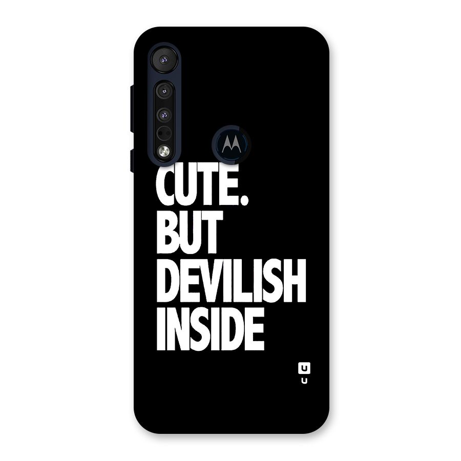 Devil Inside Back Case for Motorola One Macro