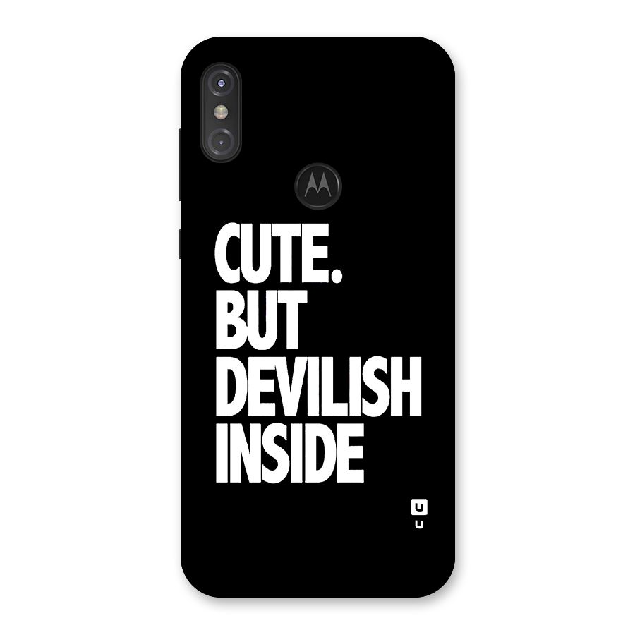 Devil Inside Back Case for Motorola One Power