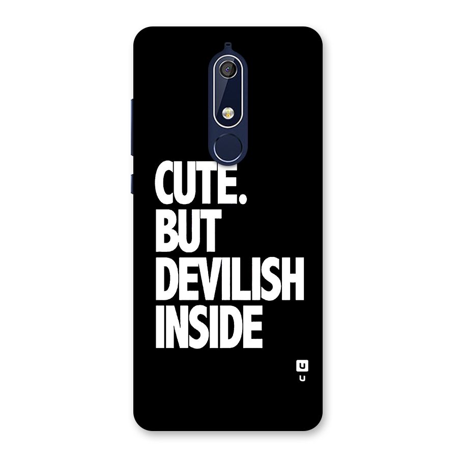 Devil Inside Back Case for Nokia 5.1