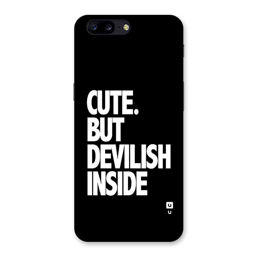 Devil Inside Back Case for OnePlus 5