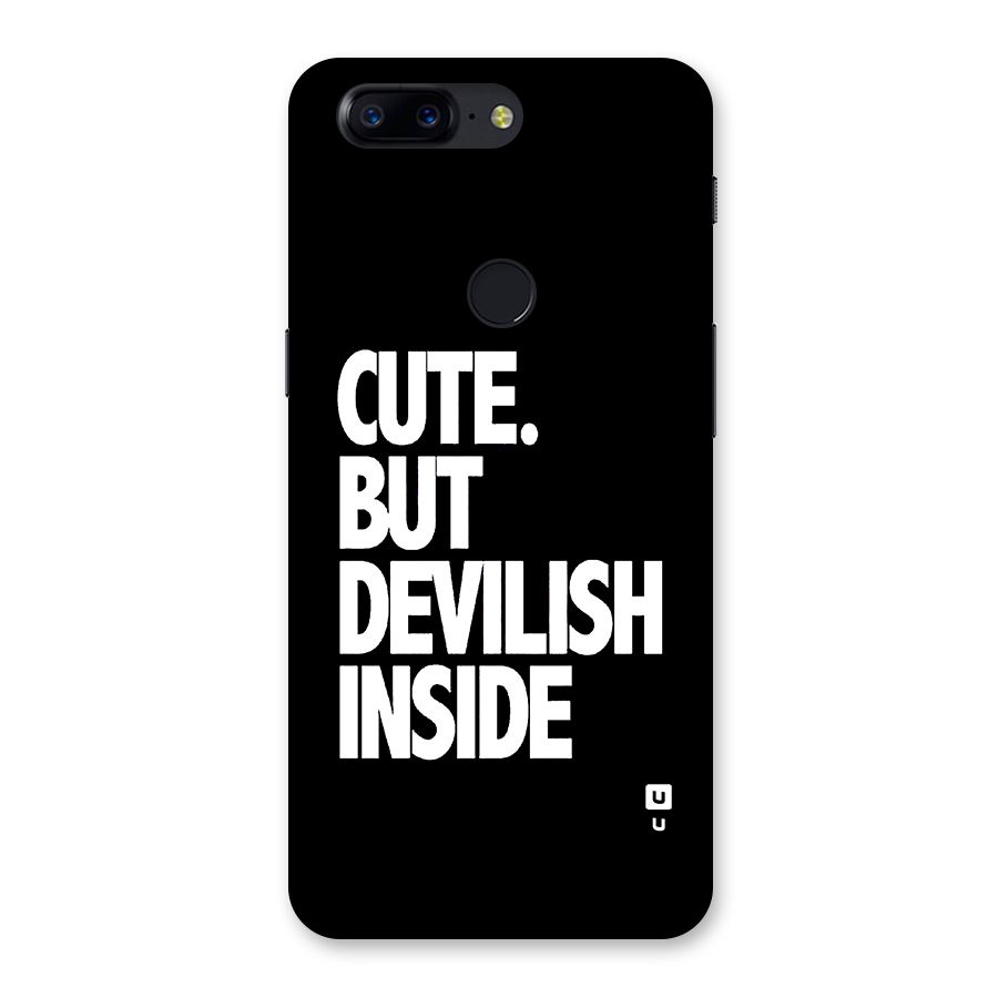 Devil Inside Back Case for OnePlus 5T