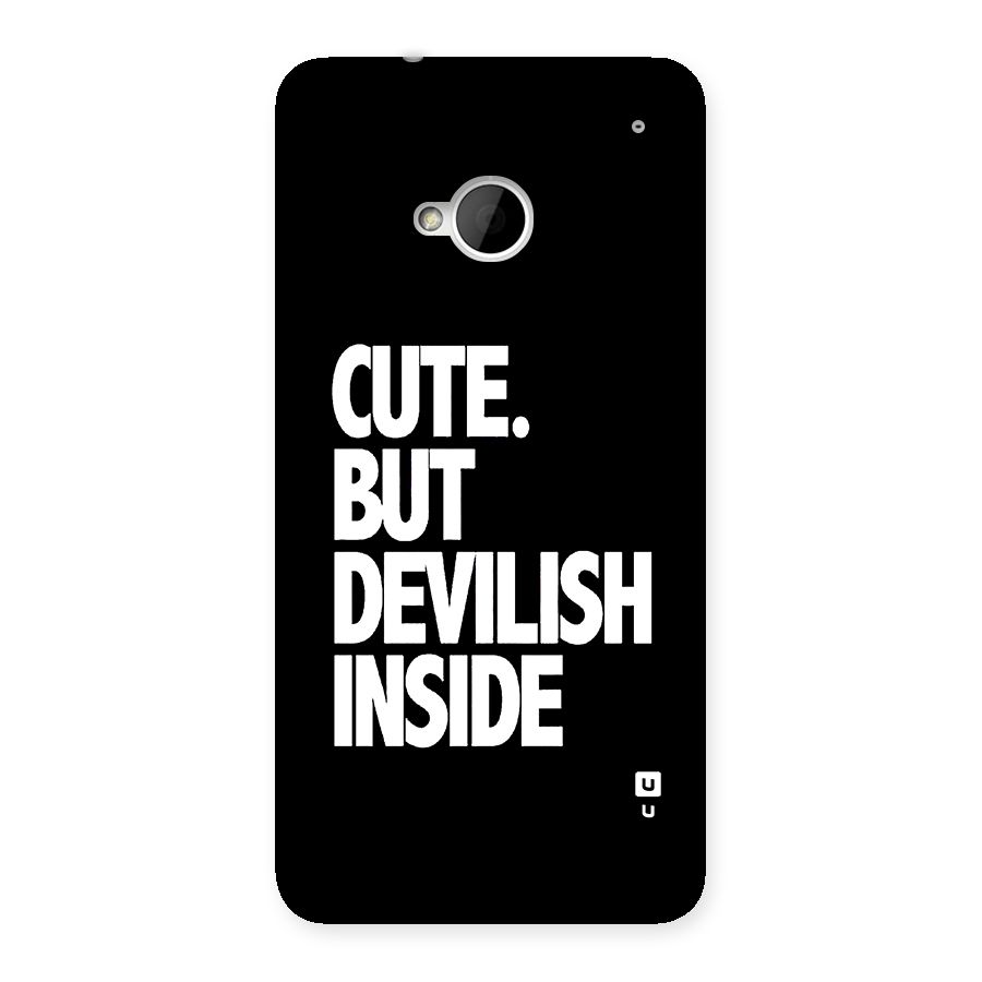 Devil Inside Back Case for One M7 (Single Sim)