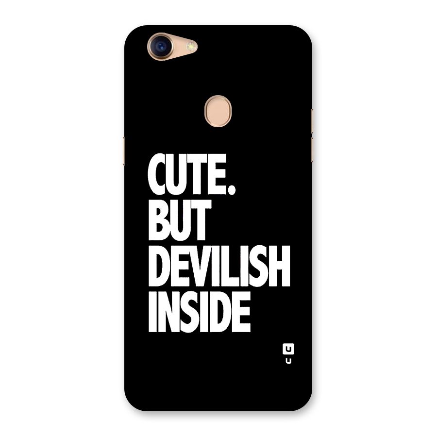Devil Inside Back Case for Oppo F5 Youth