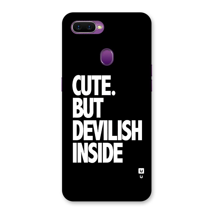 Devil Inside Back Case for Oppo F9