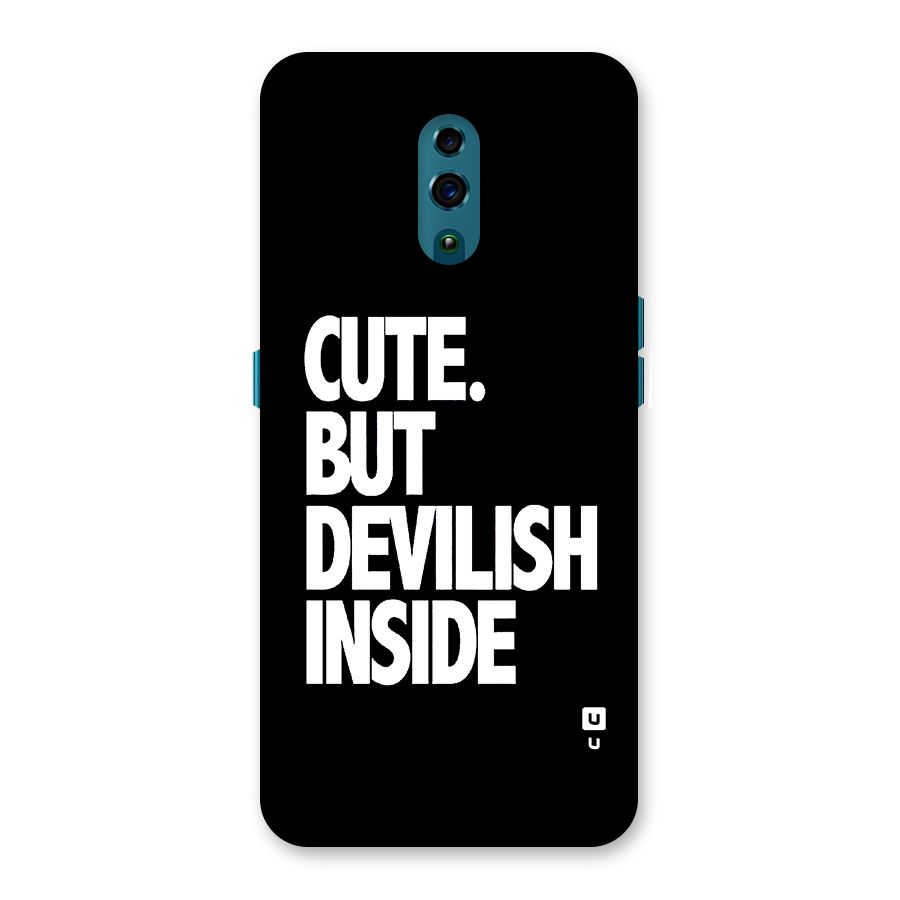 Devil Inside Back Case for Oppo Reno